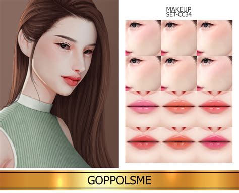 Goppols Me Gpme Gold Makeup Set Cc34 Download At Goppolsme
