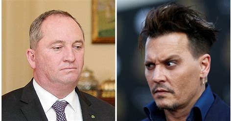Johnny Depp Says Barnaby Joyce Looks Like He Was ‘inbred With Tomato
