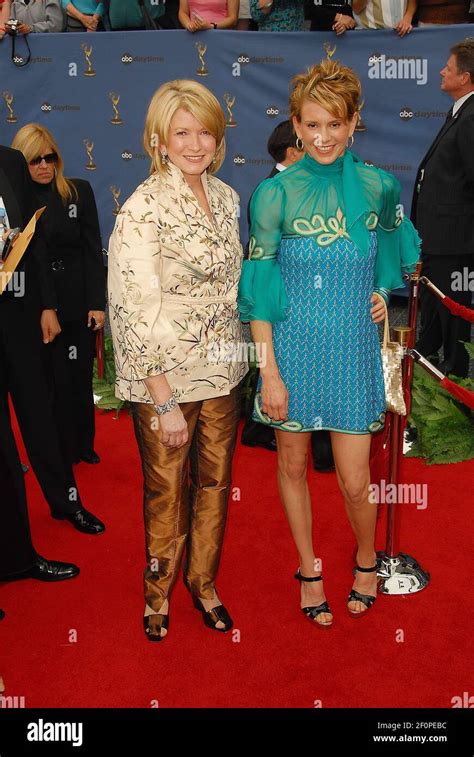 28 April 2006 Hollywood California Martha Stewart And Daughter