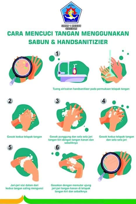 Contoh Poster Mencuci Tangan Simple Dan Mudah Broonet