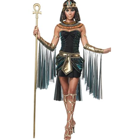 Sexy Deluxe Ladies Fancy Dress Cleopatra Egypt Womens Costume Egyptian Goddess Costume Egypt
