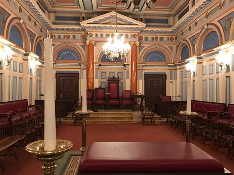 The four lodges who meet in the old corn market are: Unusual and secret New York: visit the Masonic Hall in NYC