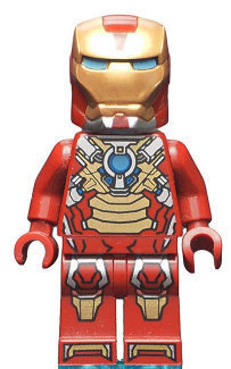 Lego Minifigure Iron Man Mark 17 Heartbreaker Armor Etsy