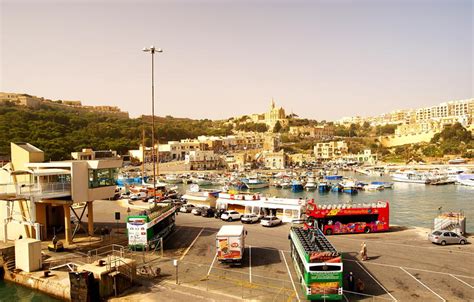 Seashore Of The Gozo Island One Of The Most Visited Island Of Maltese