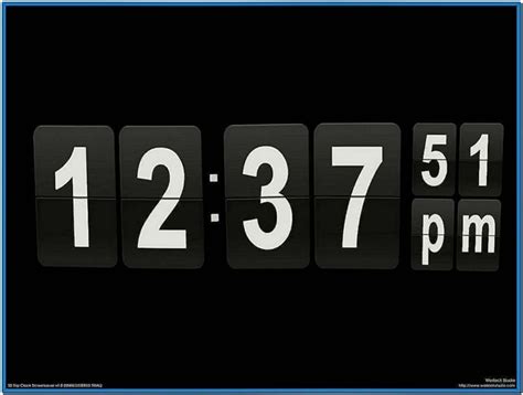 Retro Flip Clock Screensaver Download Screensaversbiz