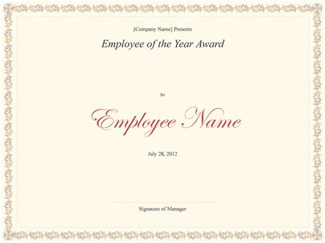 It is a responsibility of the organization to make the employee feel valued and appreciated whenever he does anything useful and productive for the company. Employee of The Year Certificate | Certificate Templates