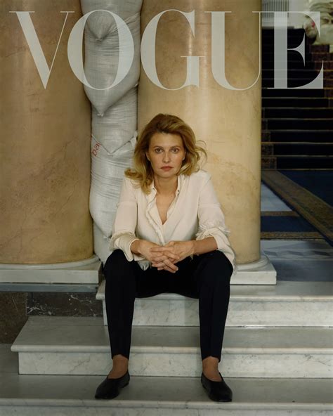 Portrait Of Bravery Ukraines First Lady Olena Zelenska Vogue