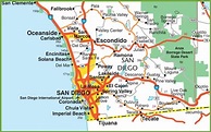 Map Of San Diego Suburbs - The Ozarks Map