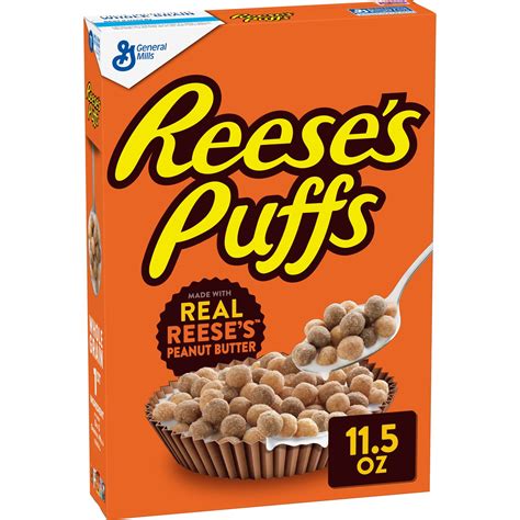 reese s puffs chocolatey peanut butter cereal 11 5 oz box brickseek