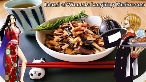 Laughing Mushrooms Sanjis One Piece Recipe Cookbook Youtube