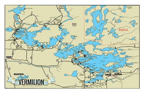 Lake Vermilion Minnesota Map