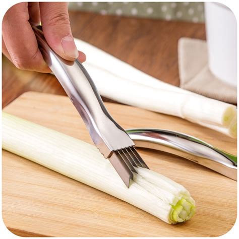 Thick Stainless Steel Handle Type Knife Onion Chopped Green Onion