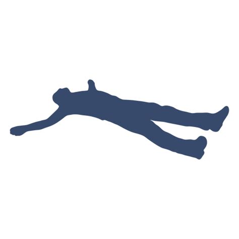 Laying Man Resting Silhouette Transparent Png And Svg Vector File
