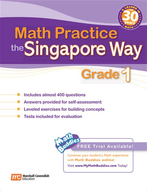 Math Practice The Singapore Way Grade 1 Workbook Marshall Cavendish