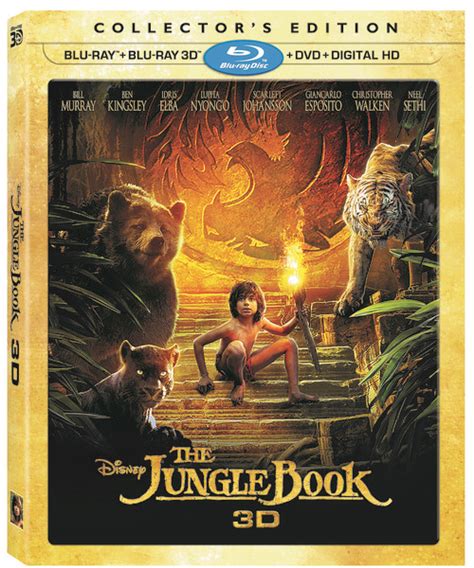 Stunning Live Action The Jungle Book Comes Home In 3d November 15