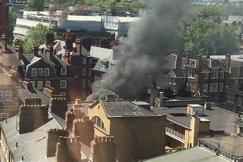 Westminster Fire Smoke Billows Over London As Blaze Breaks Out In