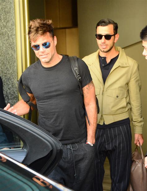Giorgio Armani Fashion Show For Ricky Martin And Boyfriend Jwan Yosef