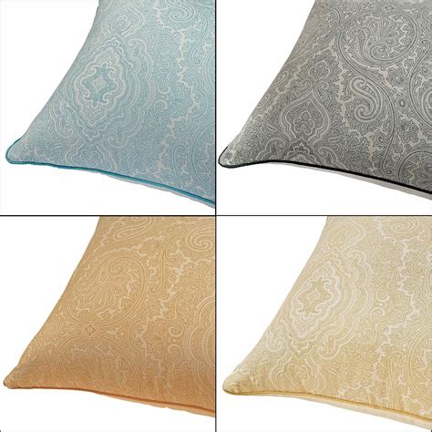400TC Luxury Cotton Rich Paisley Printed Pillowcases Duvet Cover