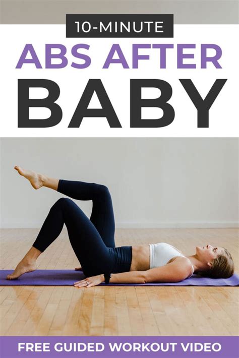 8 Diastasis Recti Exercises Video Nourish Move Love