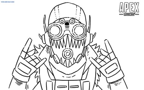 However, as with every hero shooter not every yet, some pathfinder outfits are the most creative skins in the entire game. Apex Legends coloring pages - 80 Printable coloring pages