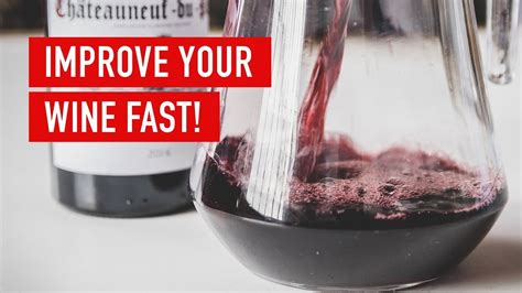 How To Improve Your Wine Decanting Wine Basics Virgin Wines Youtube