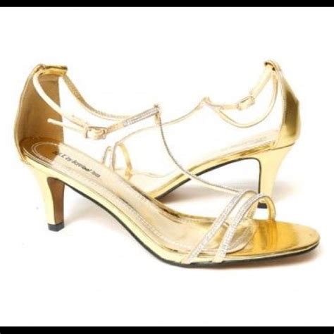 Barefoot Tess Shoes Bft By Barefoot Tess Marseille Heel Gold Poshmark