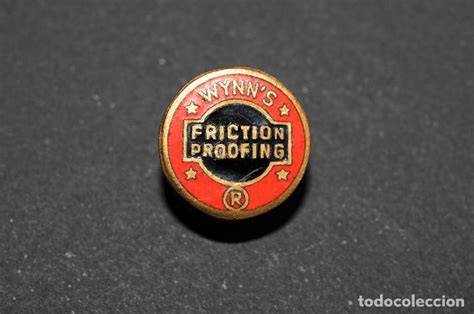 Insignia De Ojal Esmaltada Wynns Friction Pr Comprar Pins Antiguos