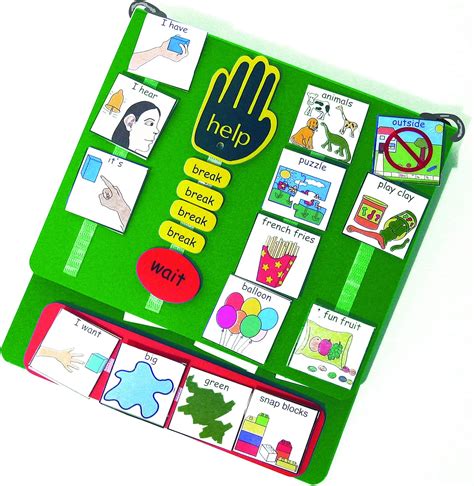 Large Pecs Communication Book Picture Exchange Communication System