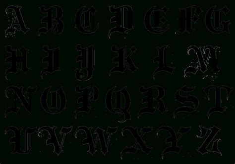 Goth Letters Related Keywords And Suggestions Goth Letters Ganzes