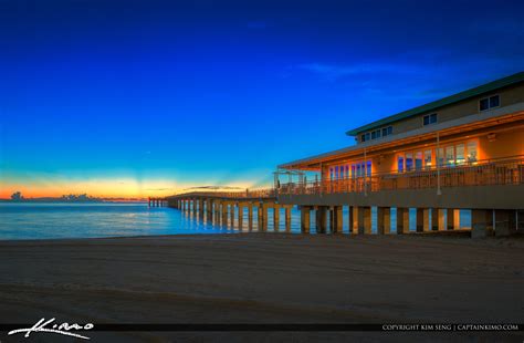 Sunny Isles Pier At Sunrise Hdr Photography By Captain Kimo