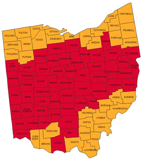 Epa Map Of Ohio Radon Zones Brown Township