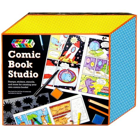 Smarts And Crafts Make Your Own Comic Book Studio Kit 33 Pieces