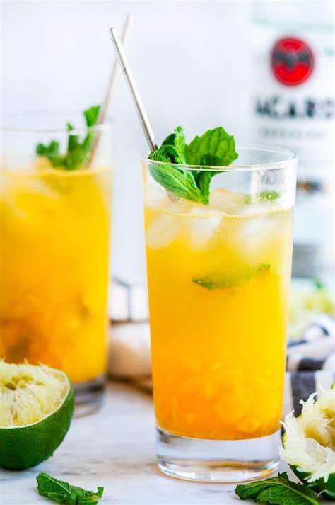 20 Flavorful Drinks And Cocktails With Mangoes Mojito Recipe Mango