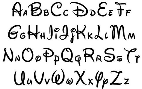 New Disney Font Lettering Alphabet Disney Font Fonts Alphabet