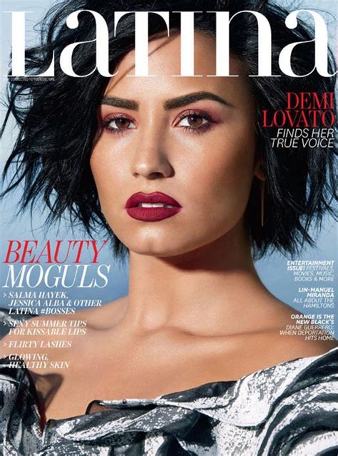 Demi Lovato Latina Magazine Junejuly 2016