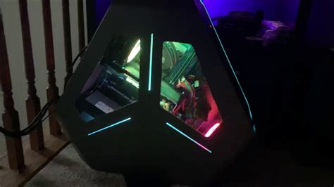 With its angled edges and gently glowing led lighting there's just nothing else like it. Alienware Area 51 side panel mod - YouTube