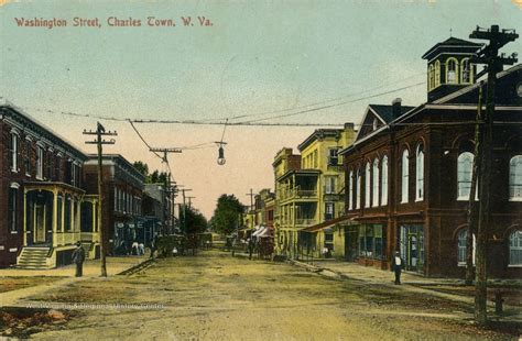 Washington Street Charles Town W Va West Virginia History Onview
