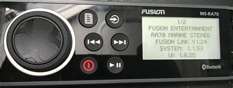 Fusion Ms Ra70 Marine Stereo With Am Fm And Internal Bluetooth 010 0