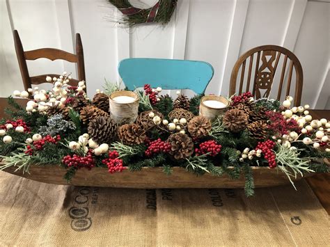 See more ideas about dough bowl, dough bowl centerpiece, decorative bowls. Antique dough bowl decorated for Christmas. | Christmas table centerpieces, Easy christmas ...