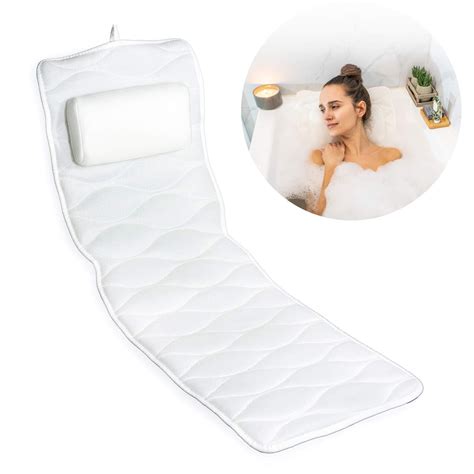 Full Body Bath Pillow For Bathtub Luxury Bath Pillows For Tub Neck And Back Support Home Spa
