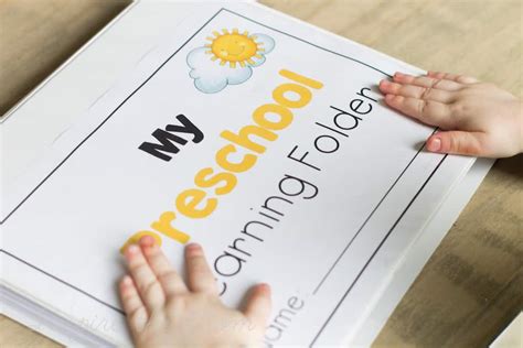 Updated Preschool Learning Folder Inspire The Mom