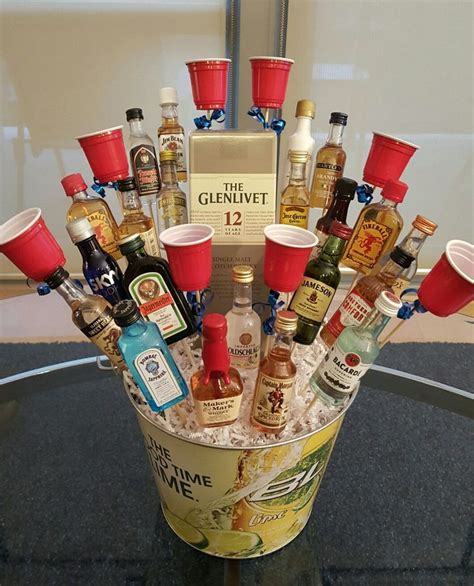 Maybe you would like to learn more about one of these? The liquor bouquet we made for a 21st birthday present ...
