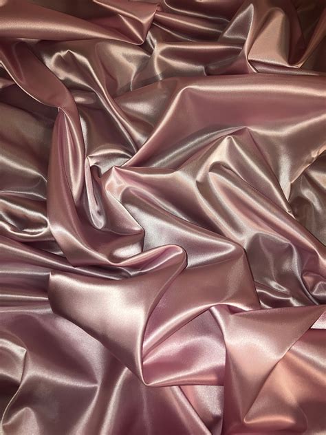 1 Mtr Baby Pink Heavy Satin Bridal Dress Fabric45 Wide Etsy