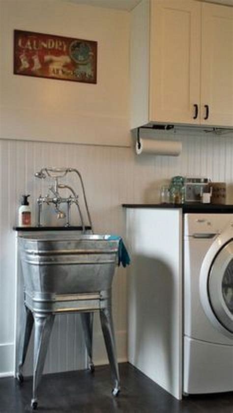 55 Utility Sink Renovation For Mudroom Farmhouse Room Rustic Laundry