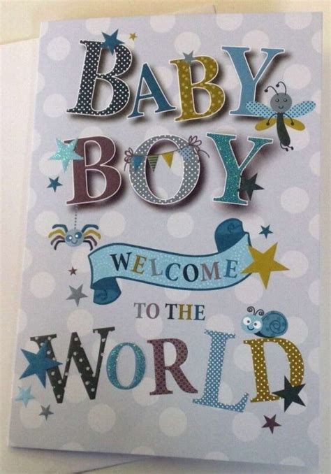 New Baby Boy Card With Love Ts And Cards