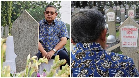 Momen Sby Kunjungi Makam Ani Yudhoyono Ini Bikin Haru Hot