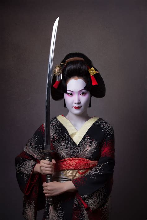 the geisha photoshoot — dade freeman female samurai japanese geisha geisha art