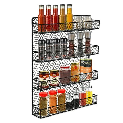 2tier Spice Rack Kitchen Organization And Countertop Storage Spice