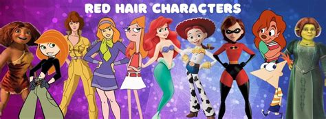 Top Image Cartoon Characters With Red Hair Thptnganamst Edu Vn