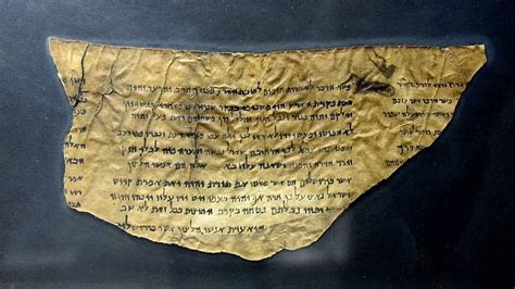 More Dead Sea Scrolls Second Oldest Hebrew Bible Manuscript Found